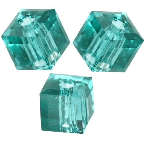 Cubes PureCrystal 5601 4 mm - Reinvented Caribbean Green x8 
