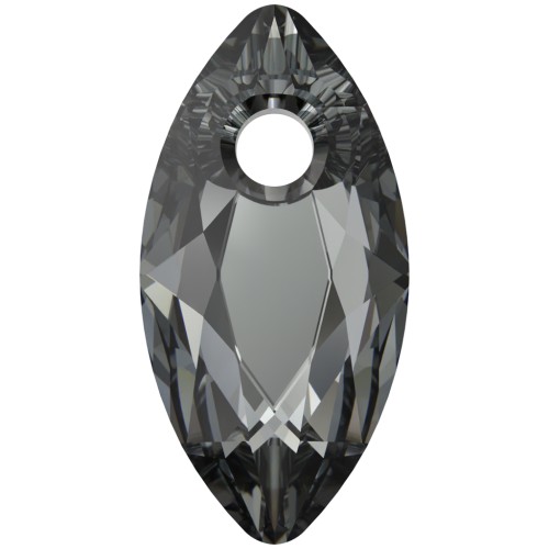 Pendentif PureCrystal Marquise Cut 6437 9x4.5 mm - Crystal Silver Night x1