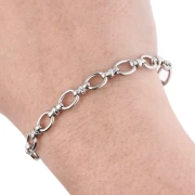 Chaine maille Fantaisie 7 mm - Acier inoxydable 304 x50cm