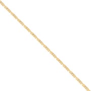 Chaîne maille Paloma 0.6 mm - Acier inoxydable 316L Doré x5m