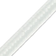 Soutache viscose rigide fabrication française 3.5 mm Blanc x4.8 m