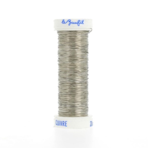 Fil métal fin 0.20 mm Lebaufil - Argent x20m