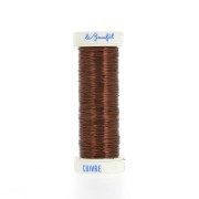 Fil métal fin 0.20 mm Lebaufil - Marron x20m