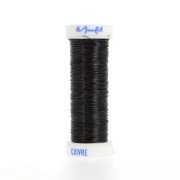 Fil métal fin 0.20 mm Lebaufil - Noir x20m