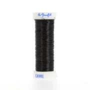 Fil métal fin 0.20 mm Lebaufil - Noir x20m