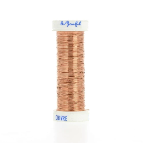 Fil métal fin 0.20 mm Lebaufil - Cuivré x20m