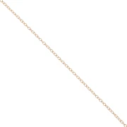 Chaine maille Forçat torsadé 2.3 mm - Gold filled (or laminé) x20cm