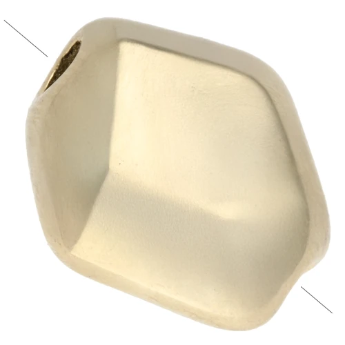 Perle nuggets irrégulière 11x11 mm - Doré à l'or fin x1