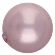 Nacrée PureCrystal semi-percée 5818 6 mm - Crystal Vintage Rose Pearl x1
