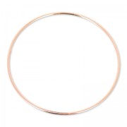 Bracelet jonc 67 mm - Doré à l'or fin rose x1|raw }}