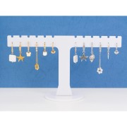 Breloques dague 15x2 mm - Doré à l'or fin x6