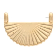Intercalaire éventail 12x16 mm 2 anneaux - Doré à l'or fin x1
