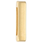Poussoir lettre alphabet 15x3.5 mm - I - pour ruban 10 mm - Doré à l'or fin x1