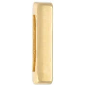 Poussoir lettre alphabet 15x3.5 mm - I - pour ruban 10 mm - Doré à l'or fin x1