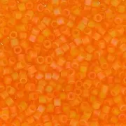 Miyuki Delica 15/0 DBS0855 - Mat Transparent Orange AB x5g