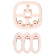 Set d'emportes-pièce boucles d'oreille pendantes en polymère biodégradable - Beige