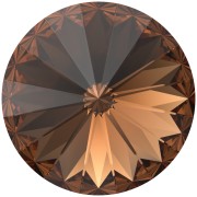 Cabochon Swarovski 1122 Rivoli 14 mm - ReCreated  Smoked Topaz x1
