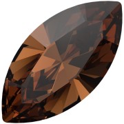Navettes Swarovski 4228 6x3 mm - ReCreated  Smoked Topaz x4