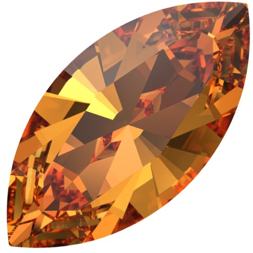 Navette Swarovski 4228 10x5 mm - Dark Orange x1