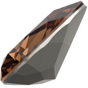 Cabochon Swarovski 4320 14x10 mm - ReCreated  Smoked Topaz x1