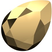 Cabochon Swarovski 4320 14x10 mm - Crystal Aurum x1|raw }}