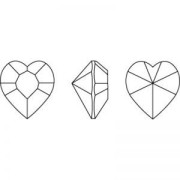 Cabochon Swarovski 4884 11x10 mm - Crystal Ignite x1