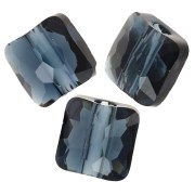 Perles carrés 6 mm - Fantasy Square Swarovski 5035 - Montana x6|raw }}