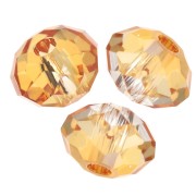 Perle ronde aplatie Swarovski 5040 6 mm - Dark Orange x1|raw }}