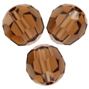 Perles rondes Swarovski 5000 4 mm - Reinvented Smoked Topaz x20