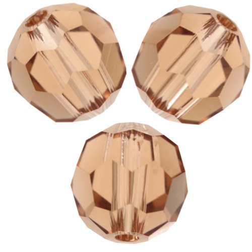 Perles rondes Swarovski 5000 4 mm - Reinvented Light Smoked Topaz x20