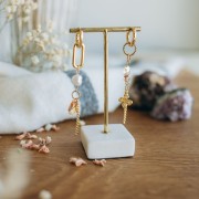 Perles rondes Swarovski 5000 6 mm - Reinvented Light Smoked Topaz x6