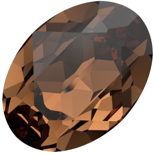 Cabochon Swarovski 4120 18x13 mm - ReCreated  Smoked Topaz x1