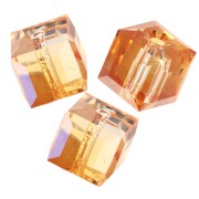 Cubes Swarovski 5601 4 mm - Dark Orange x8