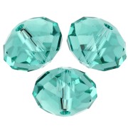 Perle ronde aplatie Swarovski 5040 8 mm - Reinvented Caribbean Green|raw }}