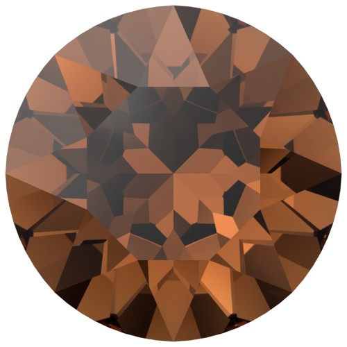 Cabochon Swarovski 1088 6 mm - ReCreated Smoked Topaz x1