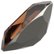 Cabochon Swarovski 4120 6x4 mm - ReCreated  Smoked Topaz x1