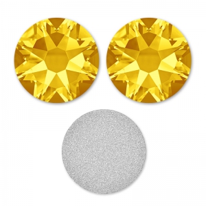 Strass à coller en cristal Swarovski 4 mm Light Topaz x36