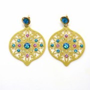 Strass à coller en cristal Swarovski 4 mm - Crystal Vitrail Light x36