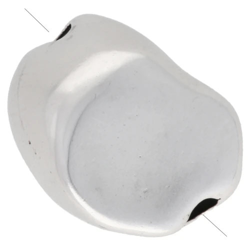 Perle baroque irrégulière - Placage Argent fin vieilli x1