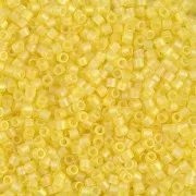 Miyuki Delica 11/0 DB0854 -  Mat Transparent Yellow AB x 8g