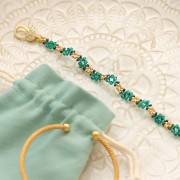 Toupies en cristal Swarovski 5328 3 mm - Emerald x1440