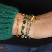 Toupies en cristal Swarovski 5328 3 mm - Emerald x1440