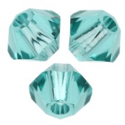 Toupies en cristal Swarovski 5328 3 mm - Reinvented Caribbean Green x50