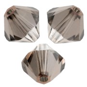 Toupies en cristal Swarovski 5328 6 mm - Crystal Bronze x20