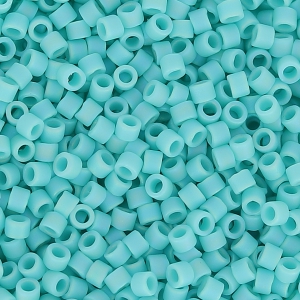 Miyuki Delica 11/0 DB1595 - Mat Opaque Sea Opal AB x 8g