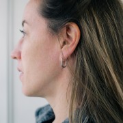 Créoles ovales 19x12 mm - Acier inoxydable 304 x20