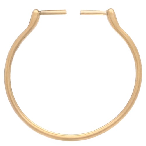 Bague fine ajustable et interchangeable T.58 à T.60 Acier inoxydable 304 Doré x1