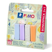 Multicolore - Assortiment de 4 couleurs de Pâte Fimo Soft et Effect - Floral x1 Assortiment de 4 couleurs de Pâte Fimo Soft et Effect - Floral x1