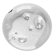Perles rondes plate - palet martelé 12 mm - acrylique métallisée CCB - Argenté x10