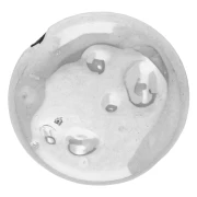 Perles rondes plate - palet martelé 12 mm - acrylique métallisée CCB - Argenté x10